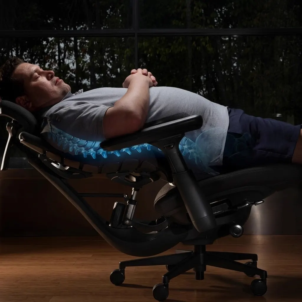 Motorized lumbar extension